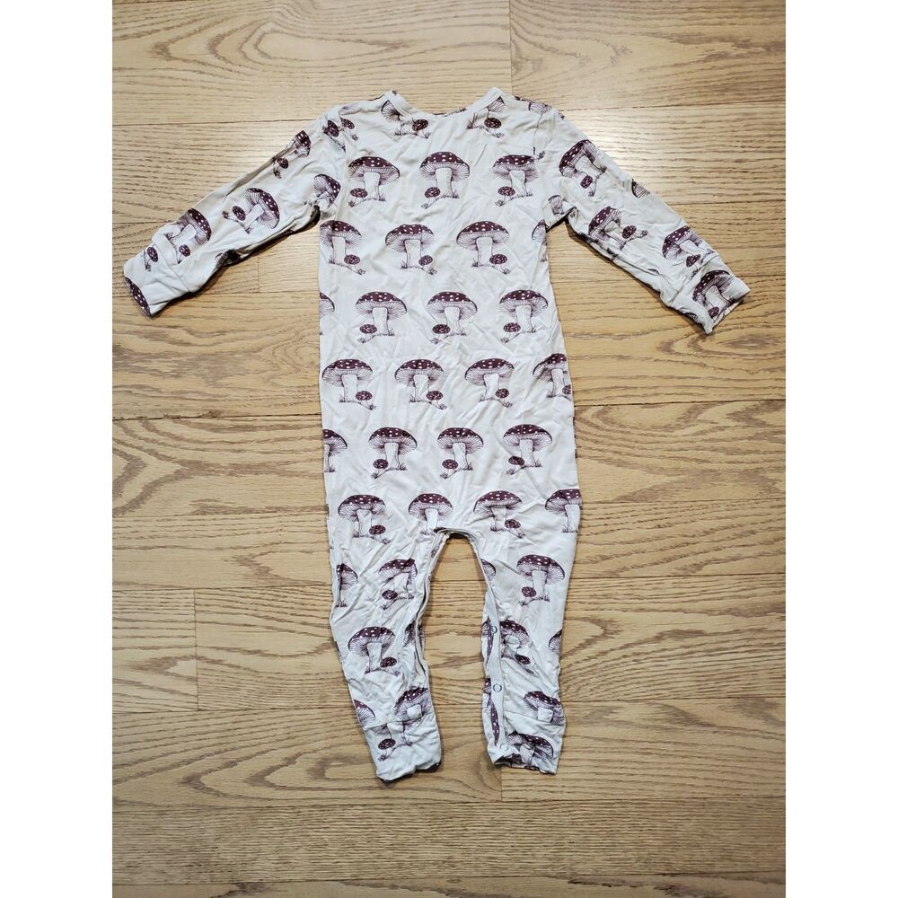 Kate Quinn 18-24m Long Sleeve Sport Union Suit Wild Ginger Toadstool Bamboo NEW